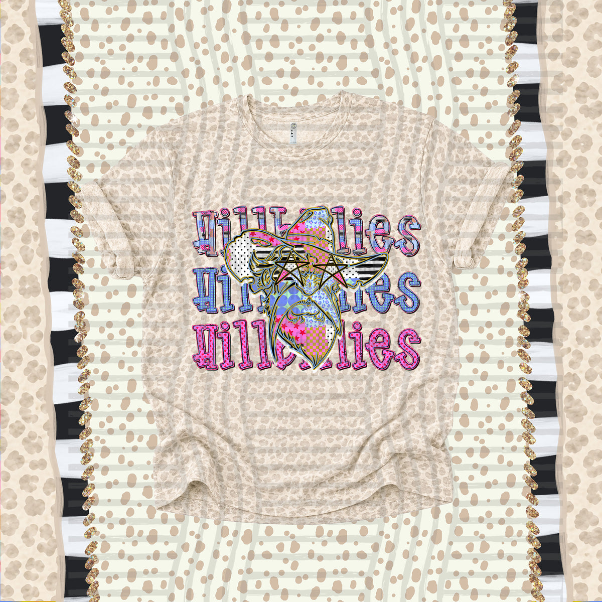 Hillbillies-Dolly Doodle Print (Caplinger) DTF Transfer