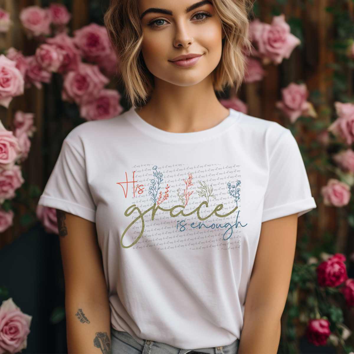 His Grace Is Enough 71842 DTF Transfer