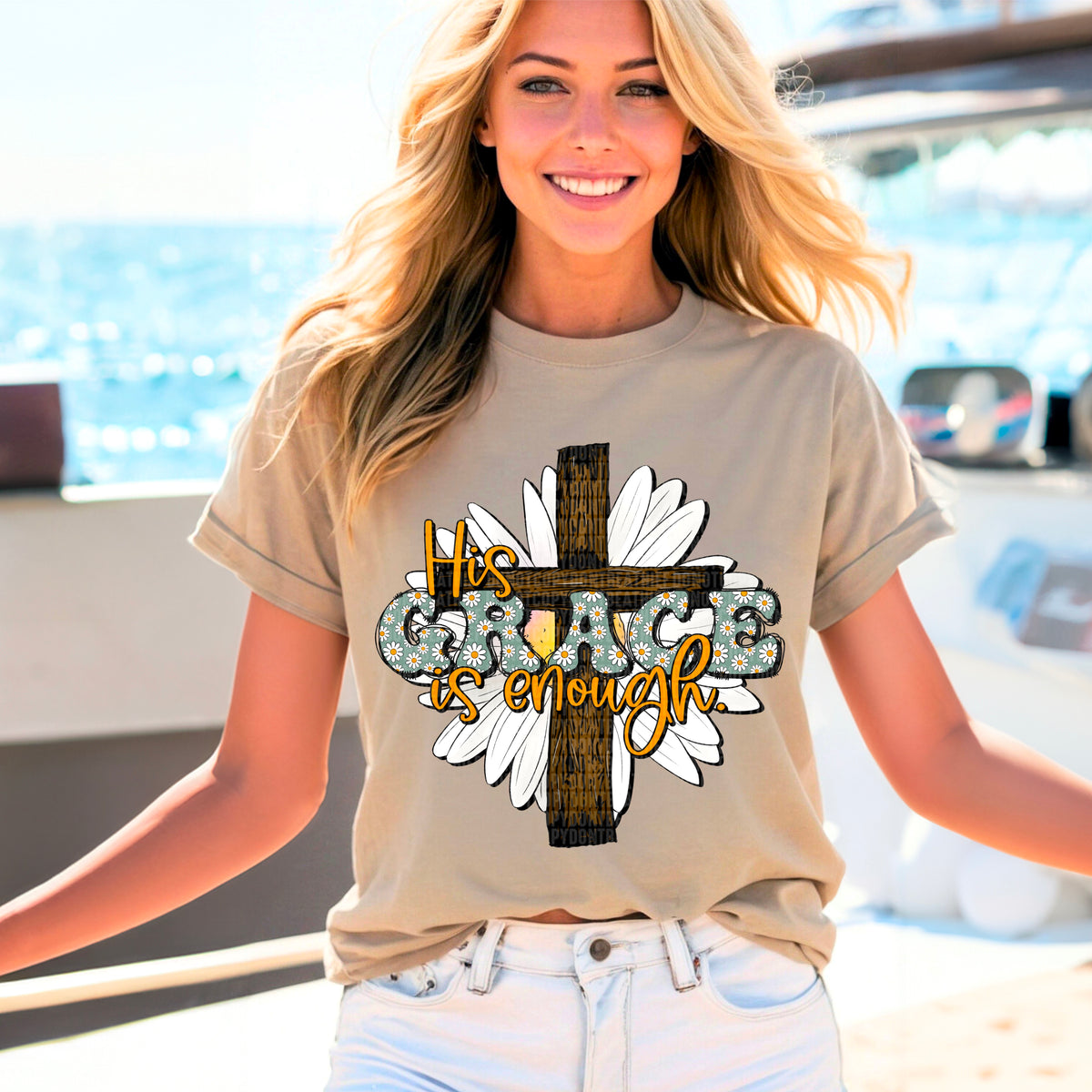 His Grace Is Enough 104200 DTF transfer