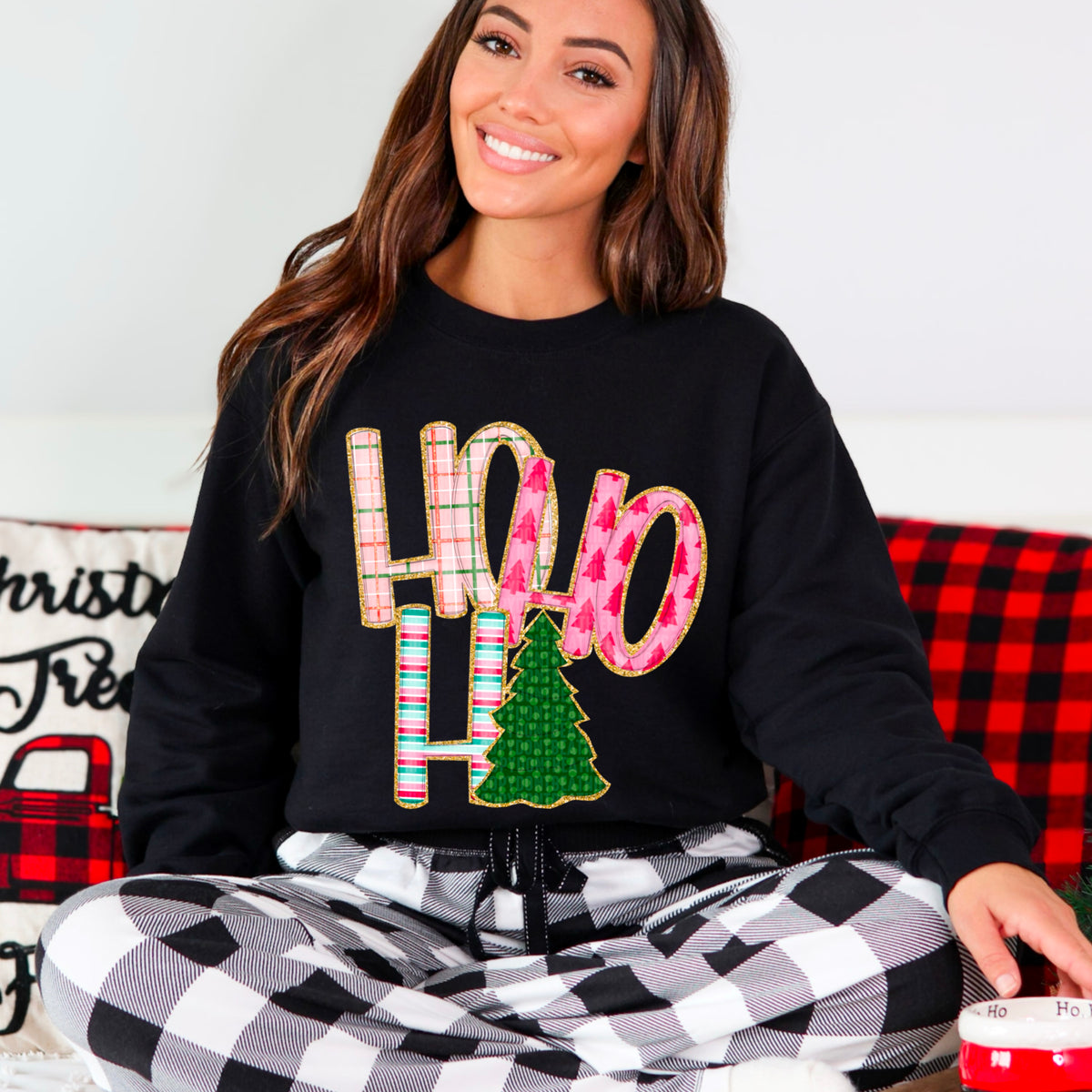 Ho Ho Ho multi patterns DTF transfer