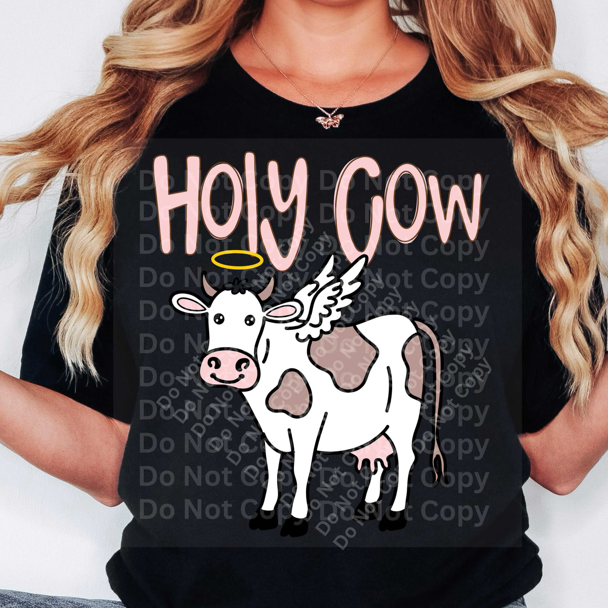 Holy cow (cow with wings) (Irene) DTF Transfer