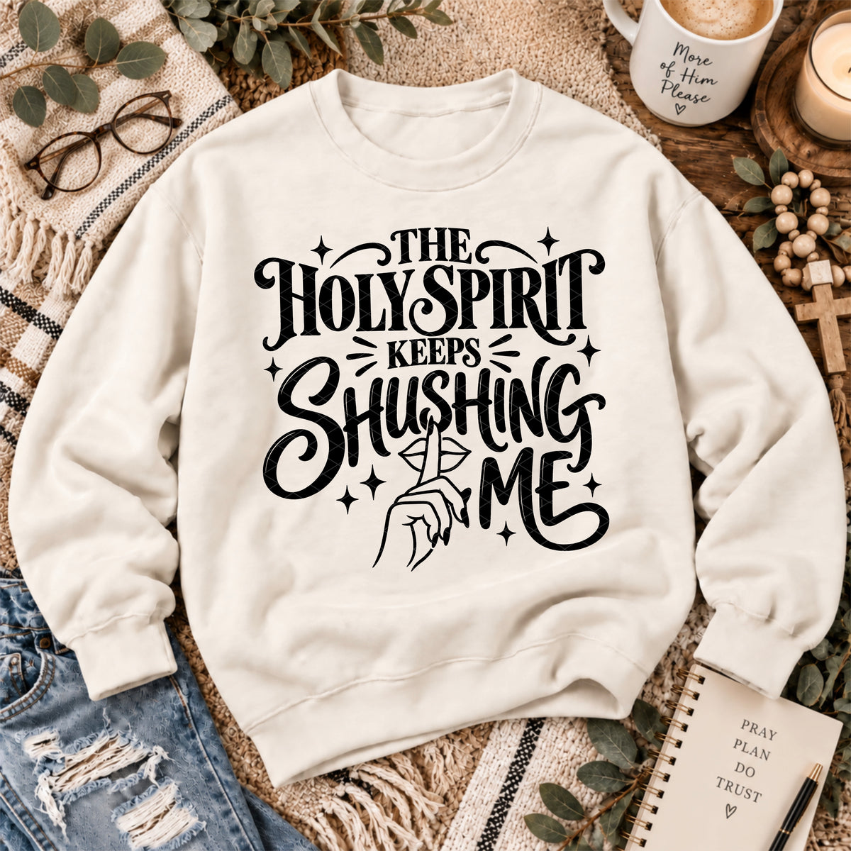 The holy spirit keeps shucking me (SDD) DTF Transfer