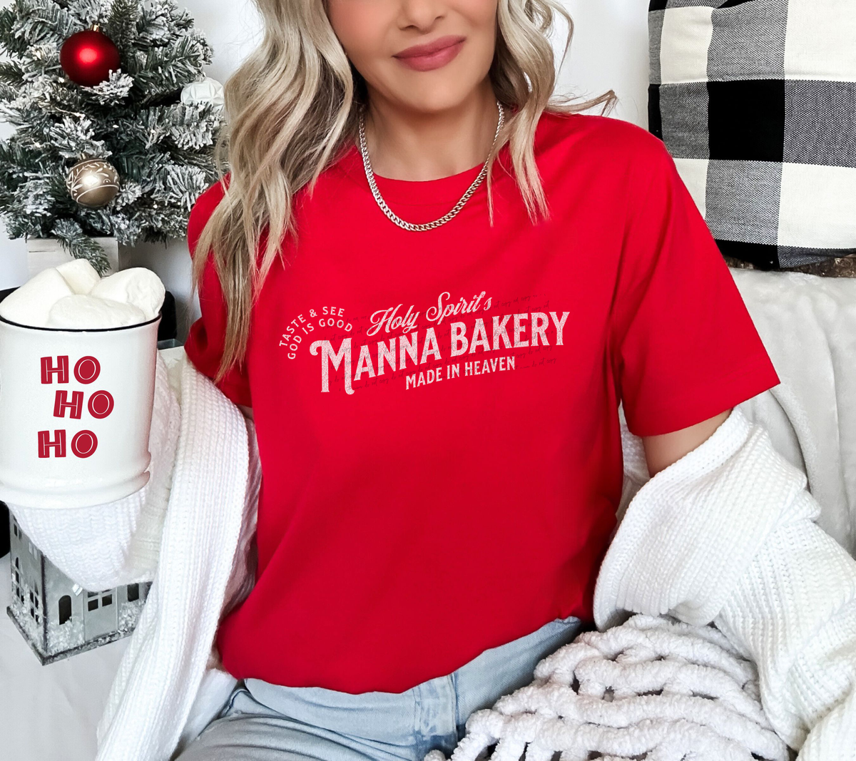 Holy Spirit's Manna Bakery Made In Heaven White 46596 DTF transfer