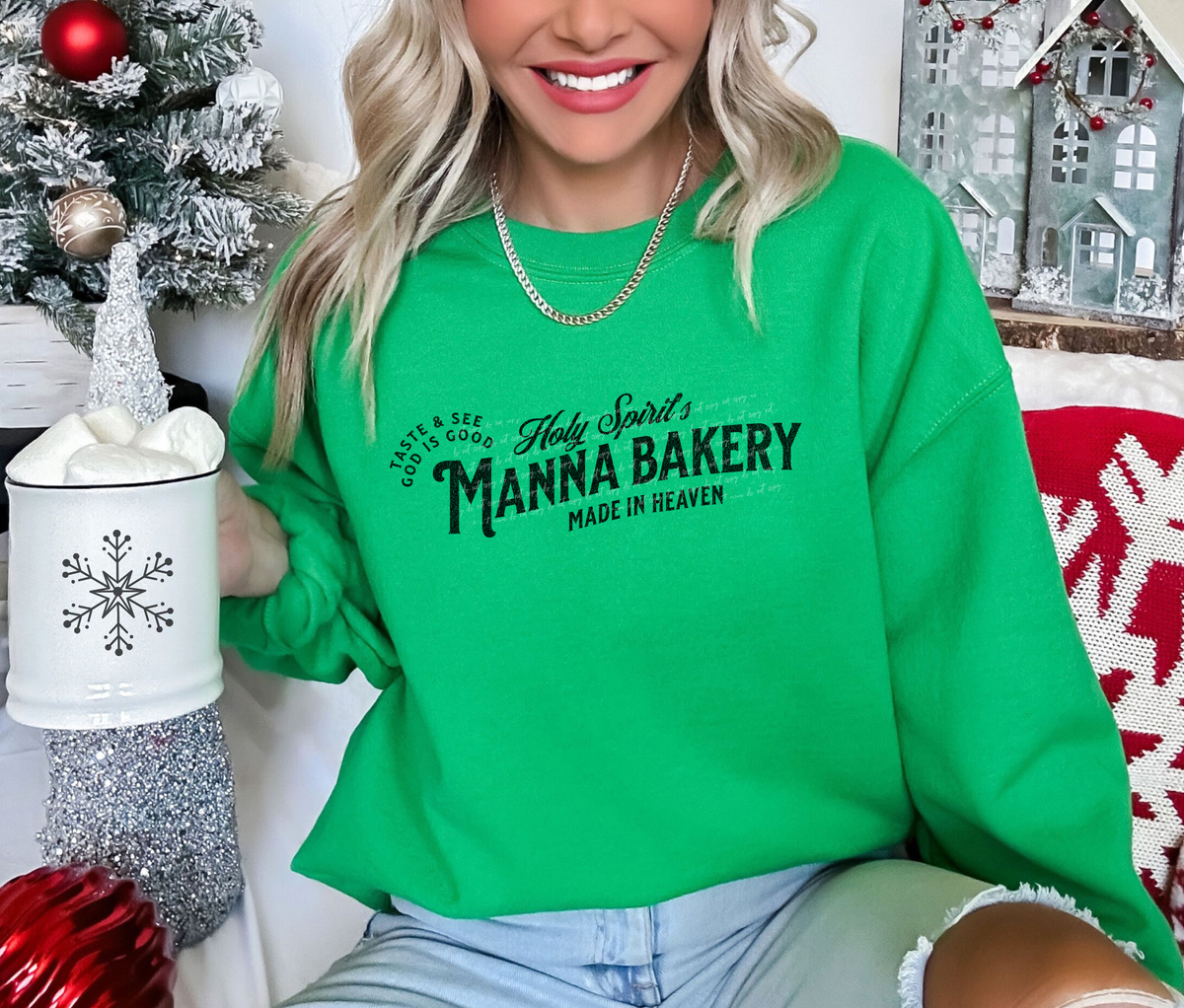 Holy Spirit's Manna Bakery Made In Heaven Black 46595 DTF transfer