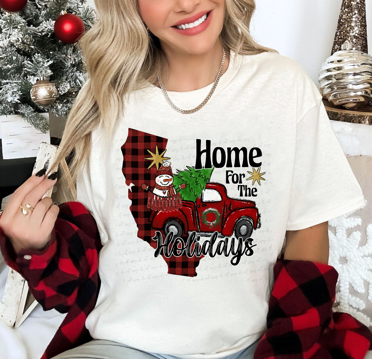 Home For The Holidays CA 115159 DTF Transfer