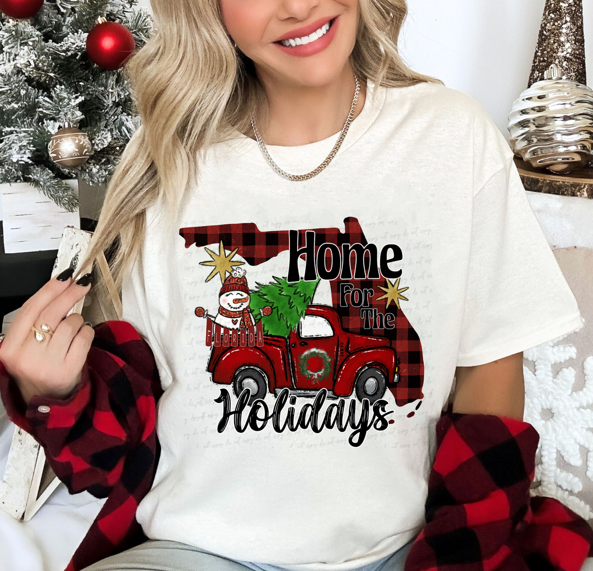 Home For The Holidays FL 115160 DTF Transfer