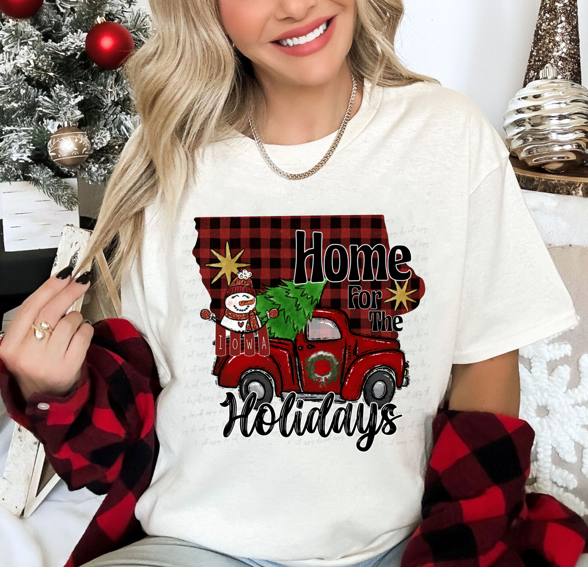Home For The Holidays IA 115162 DTF Transfer