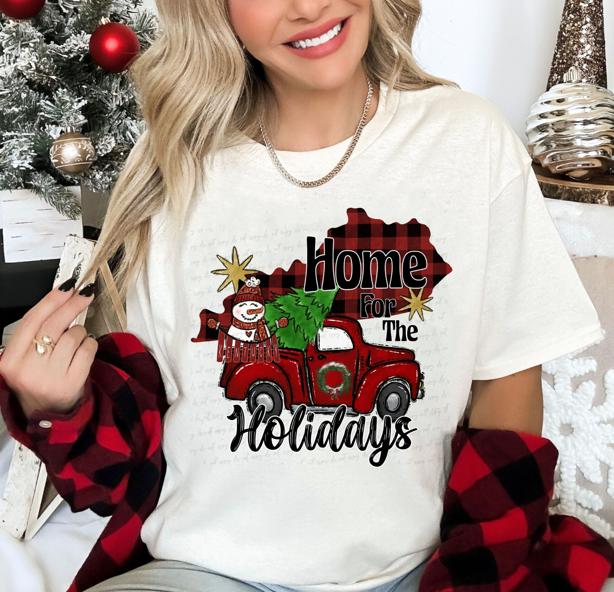 Home For The Holidays KY 115165 DTF Transfer