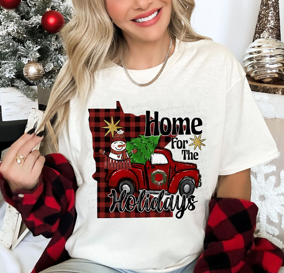 Home For The Holidays MN 115169 DTF Transfer