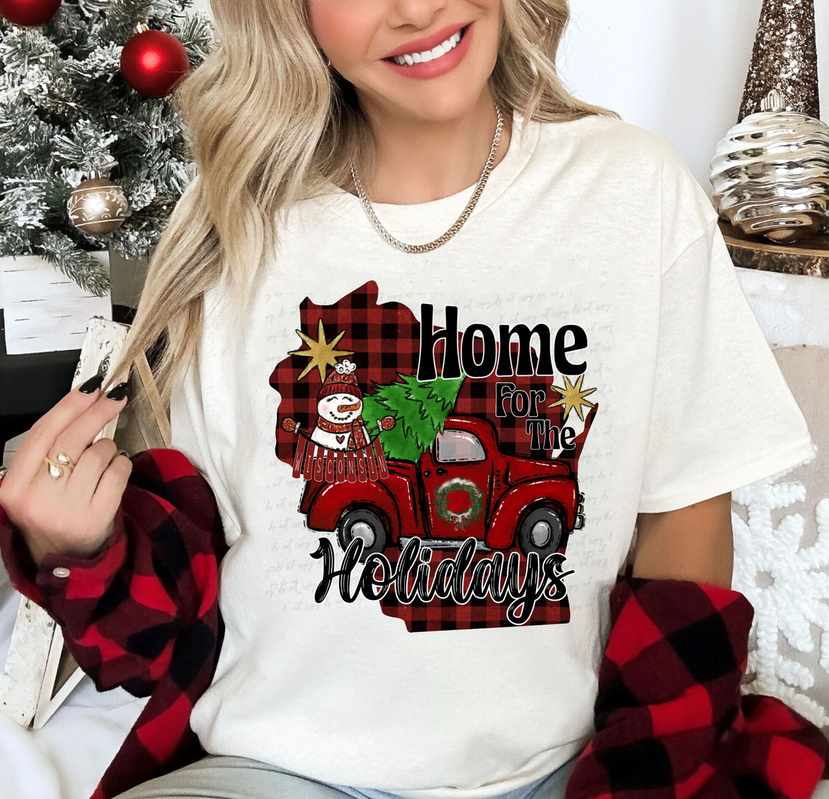 Home For The Holidays WI 115179 DTF Transfer