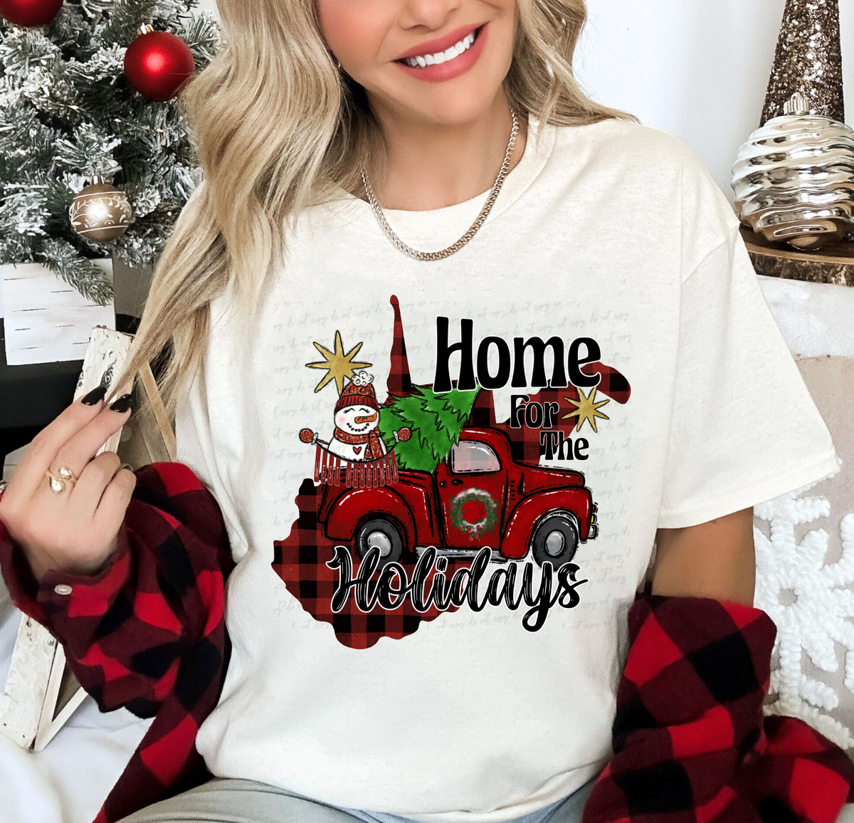 Home For The Holidays WV 115180 DTF Transfer