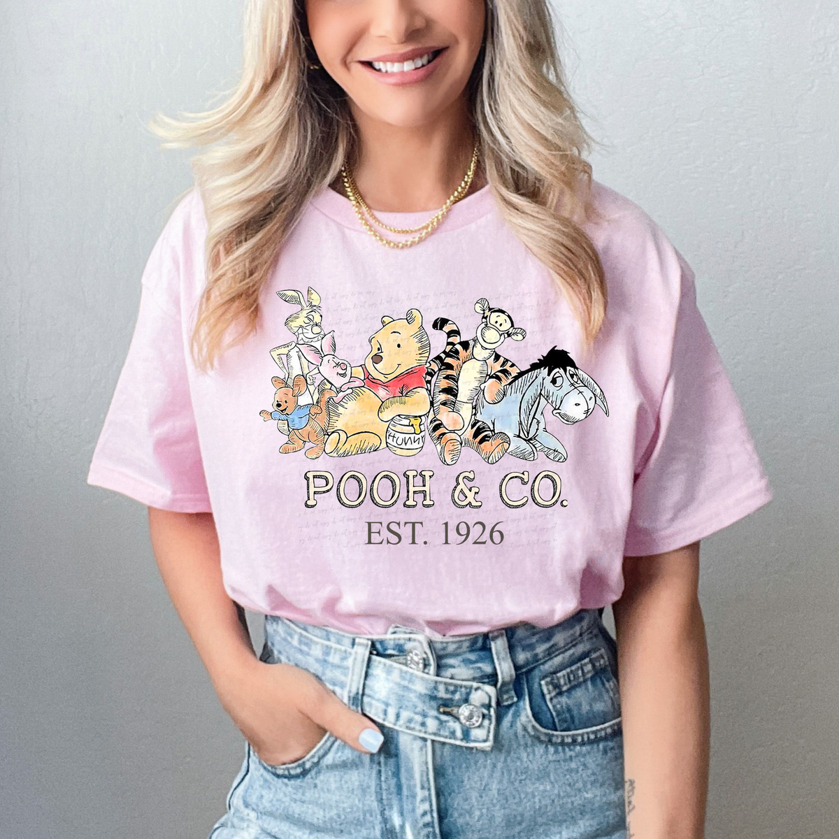 Honey Bear Co Non Distressed 110130 DTF transfer