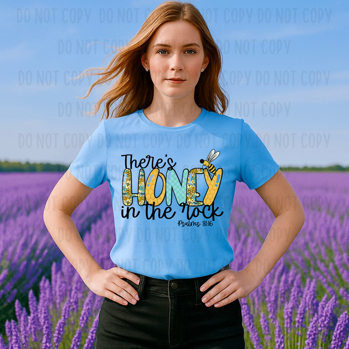 There's honey in the rock (Canvista) 102759 DTF transfer