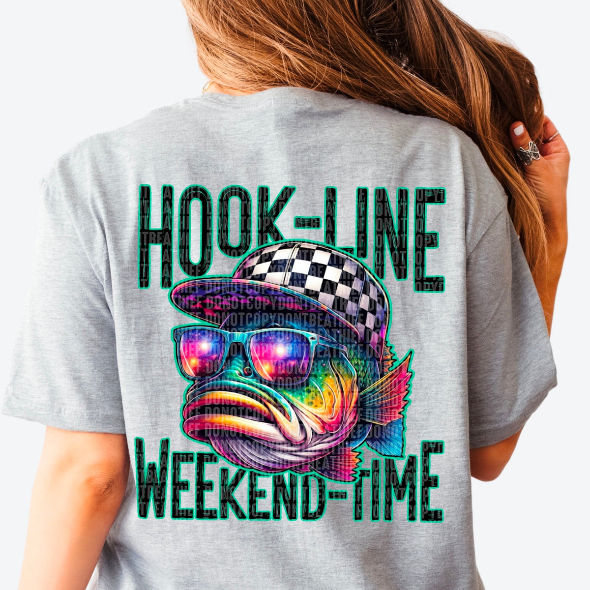 Hook Line BACK ONLY (SDD) 83577 DTF Transfer