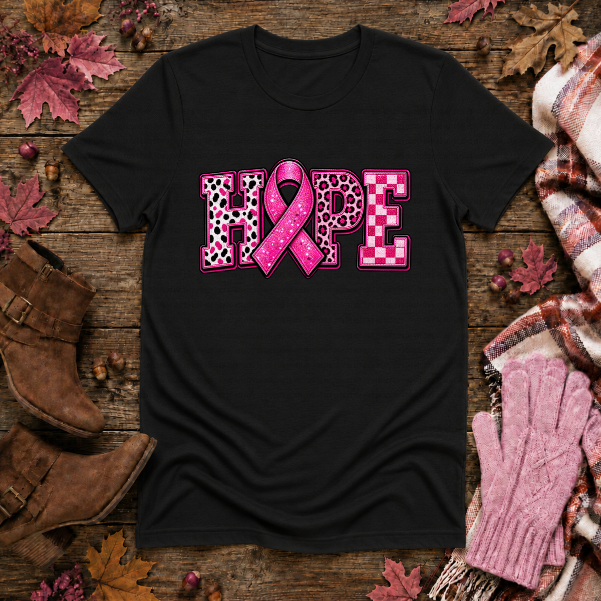 Hope with ribbon (Revel) DTF transfer