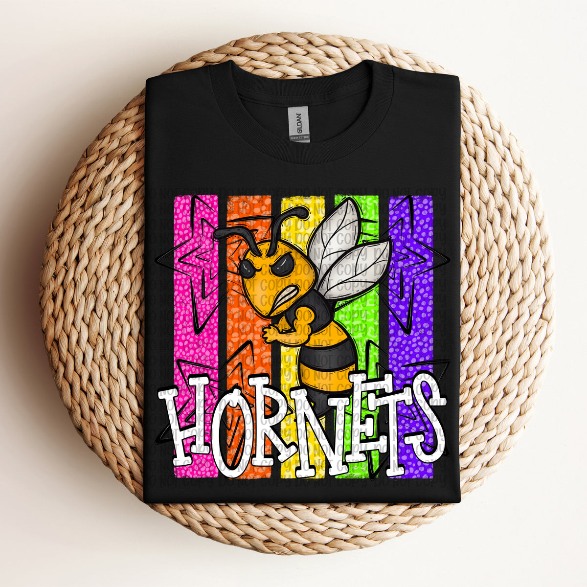 Hornets neon stripes (VP) DTF Transfer