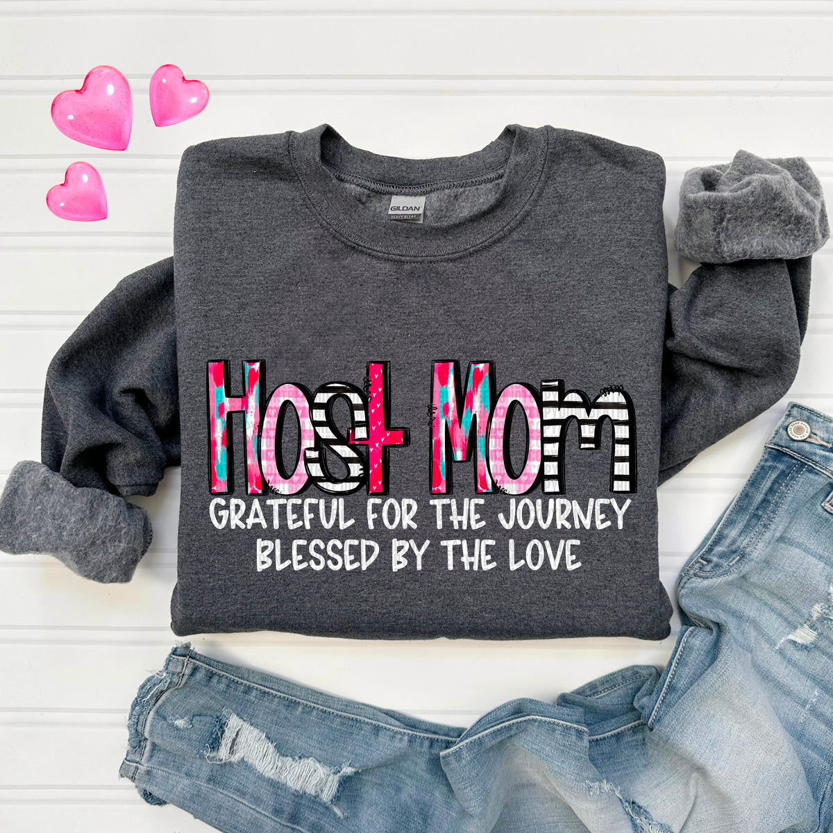 Host Mom *White/Without Hearts* (SDD) 72419 DTF Transfer