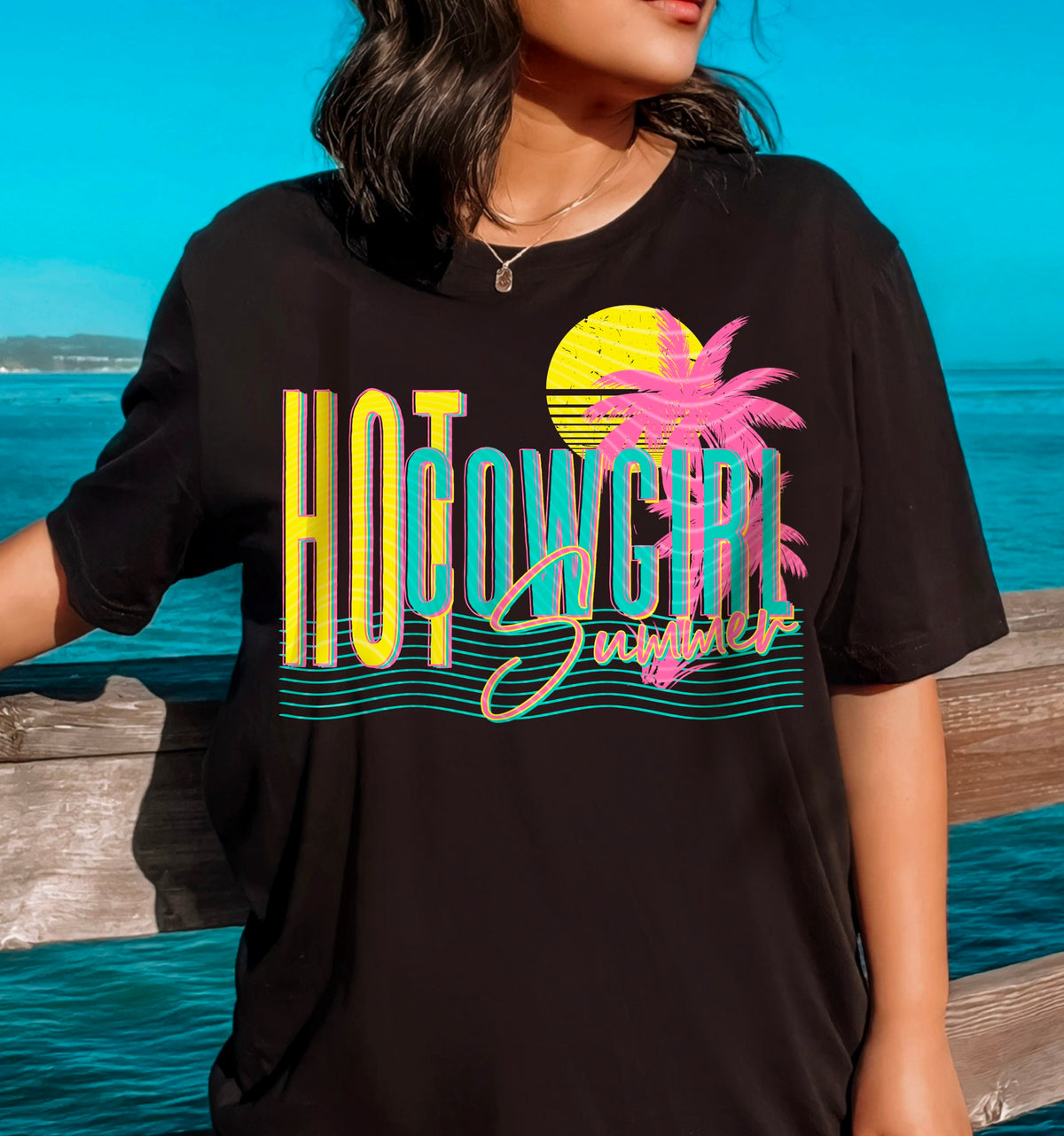 Hot Cowgirl Summer (AG) DTF transfer
