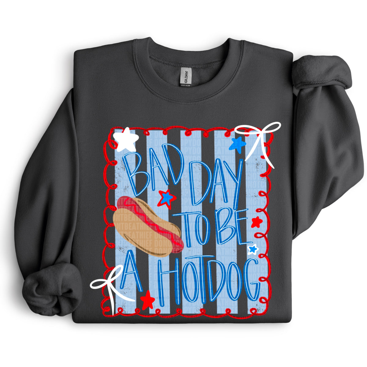 Bad day to be a Hotdog DTF transfer