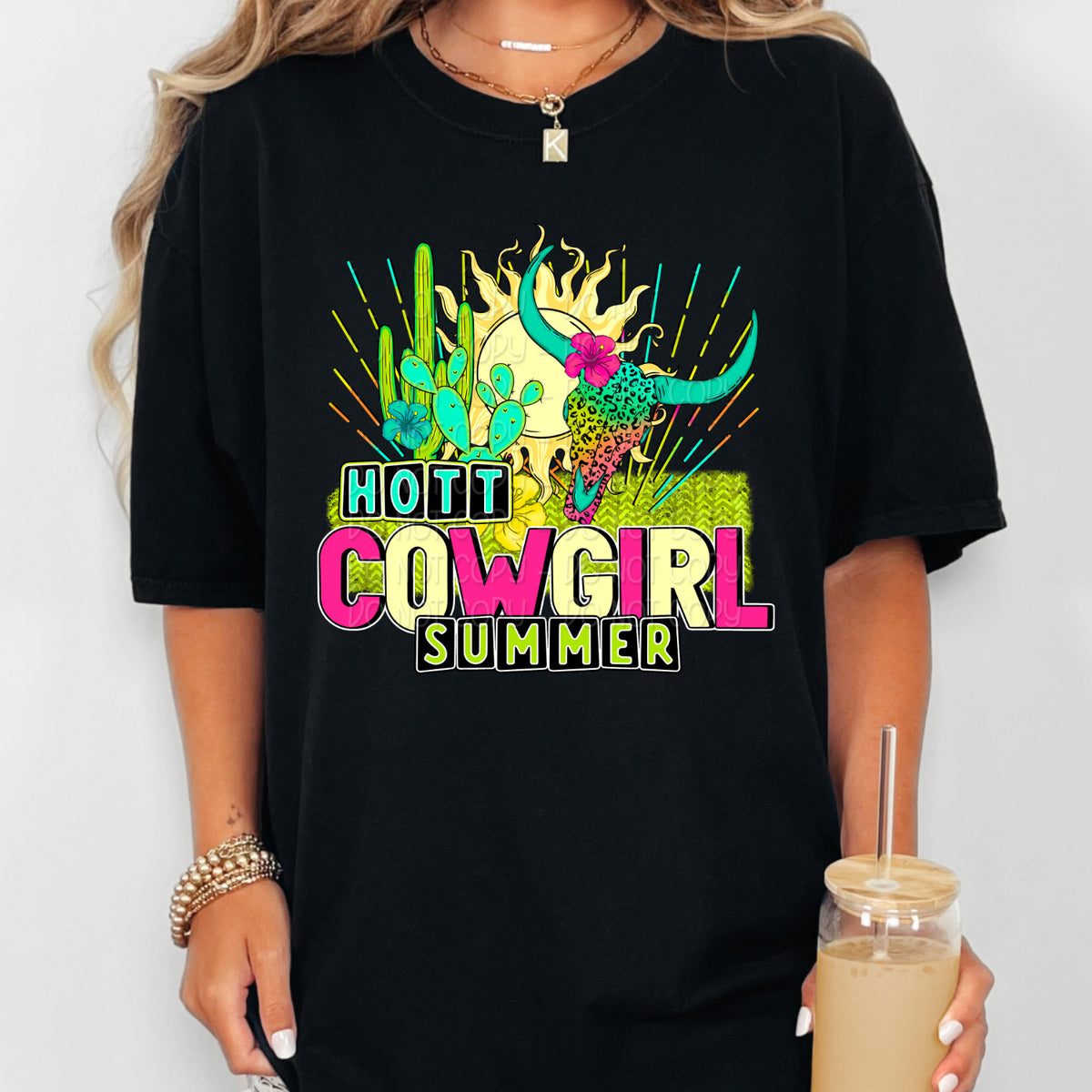 Hott cowgirl summer 103513 DTF transfer