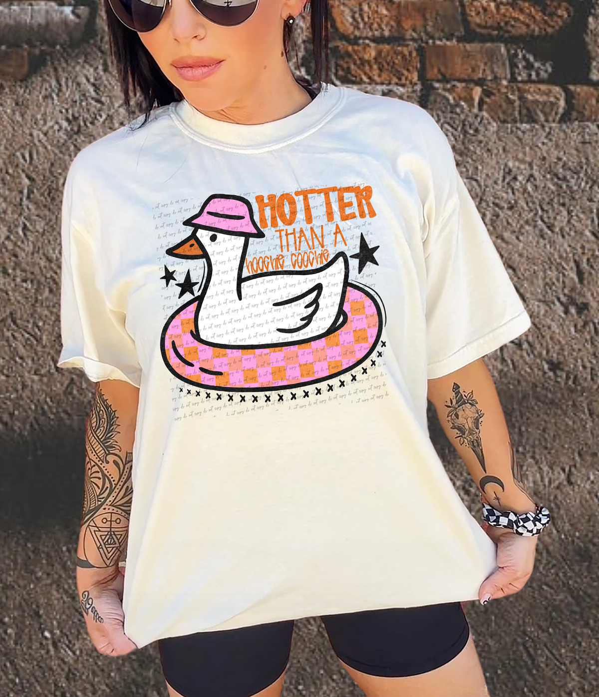 Hotter than a Hoochie Coochie Duck 104839 DTF transfer