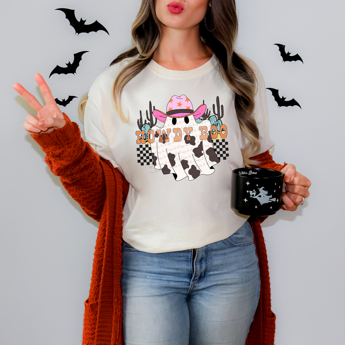 Howdy Boo Cactuses 46825 DTF transfer