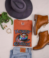 Howdy Cowboy Hat Rhinestone 59288 DTF transfer