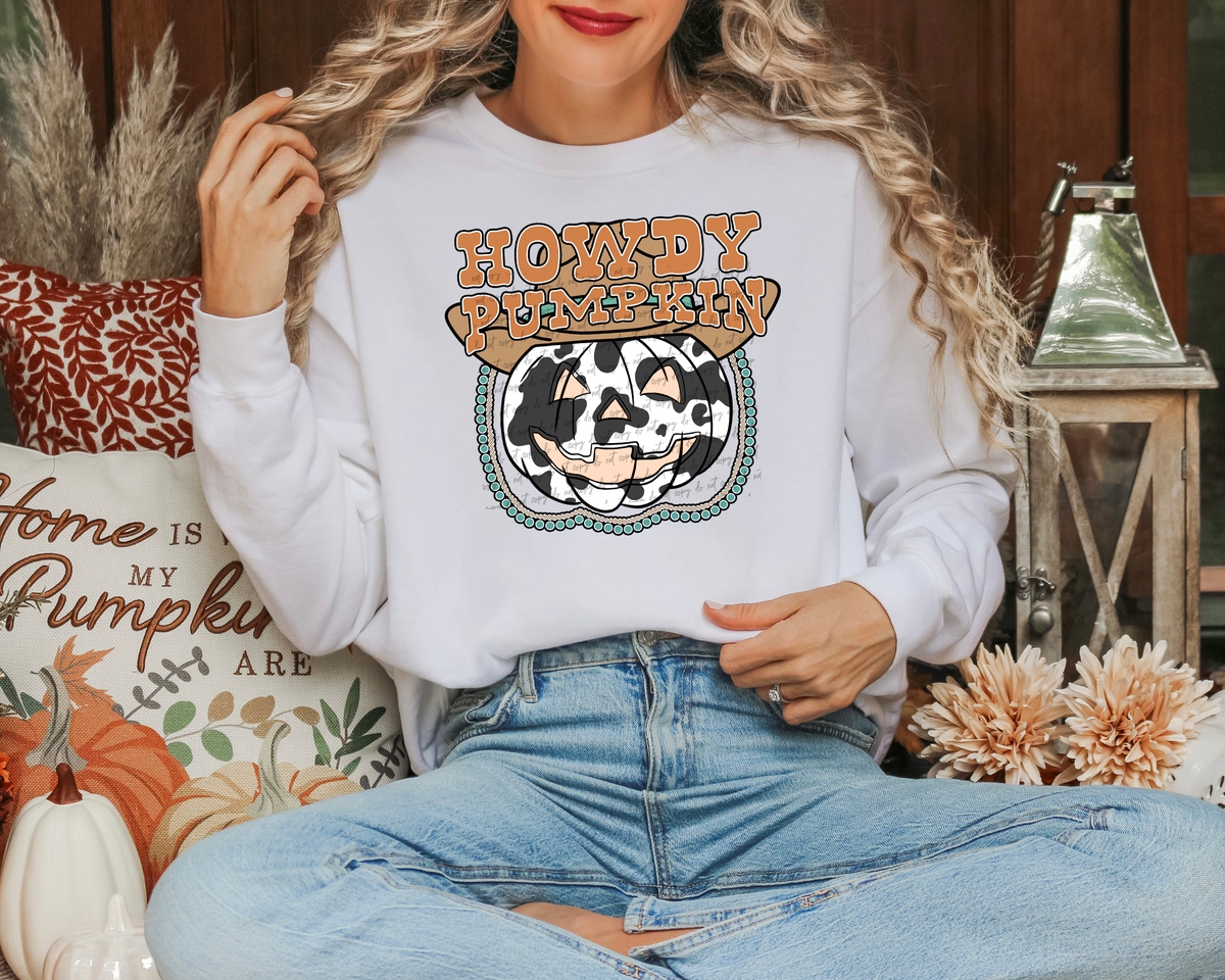 Howdy Pumpkin 46827 DTF transfer