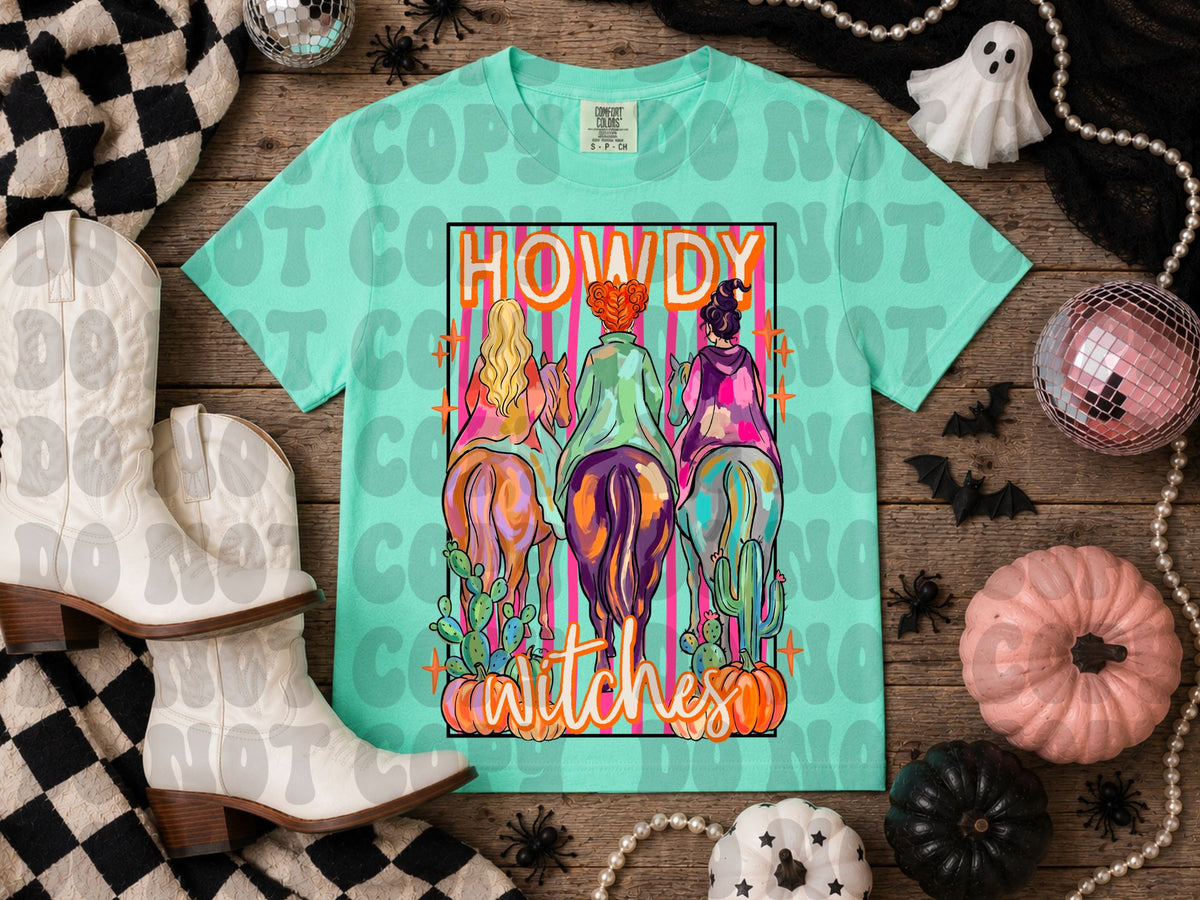 Howdy witches (DD) DTF Transfer