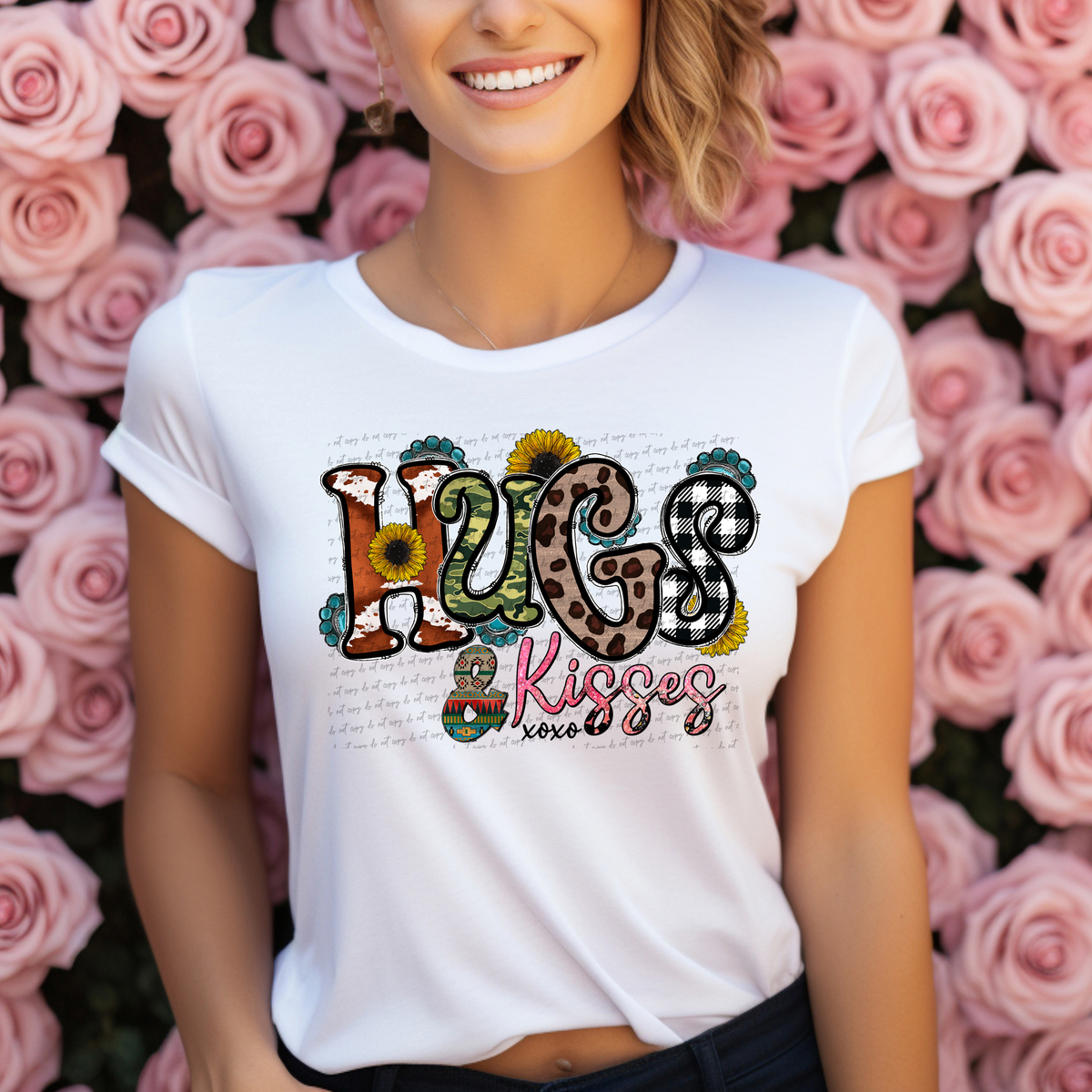 Hugs And Kisses 71606 DTF Transfer