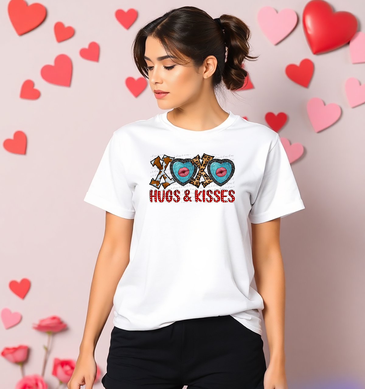 Hugs And Kisses Xoxo 71510 DTF transfer