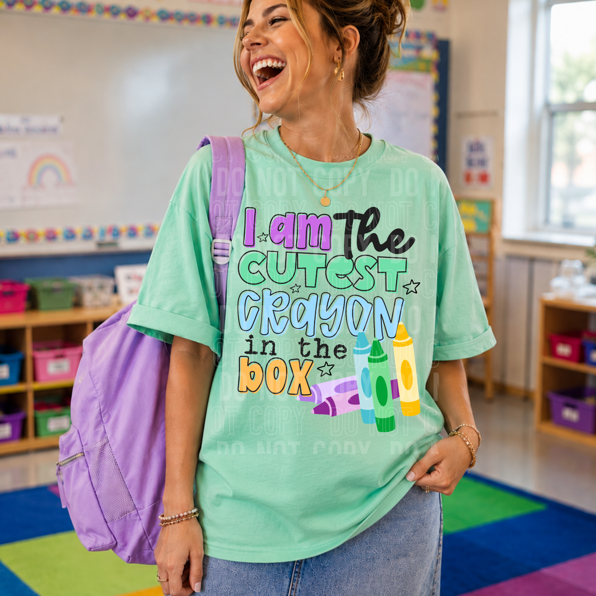 I am the cutest crayon in the box (SBB) DTF Transfer
