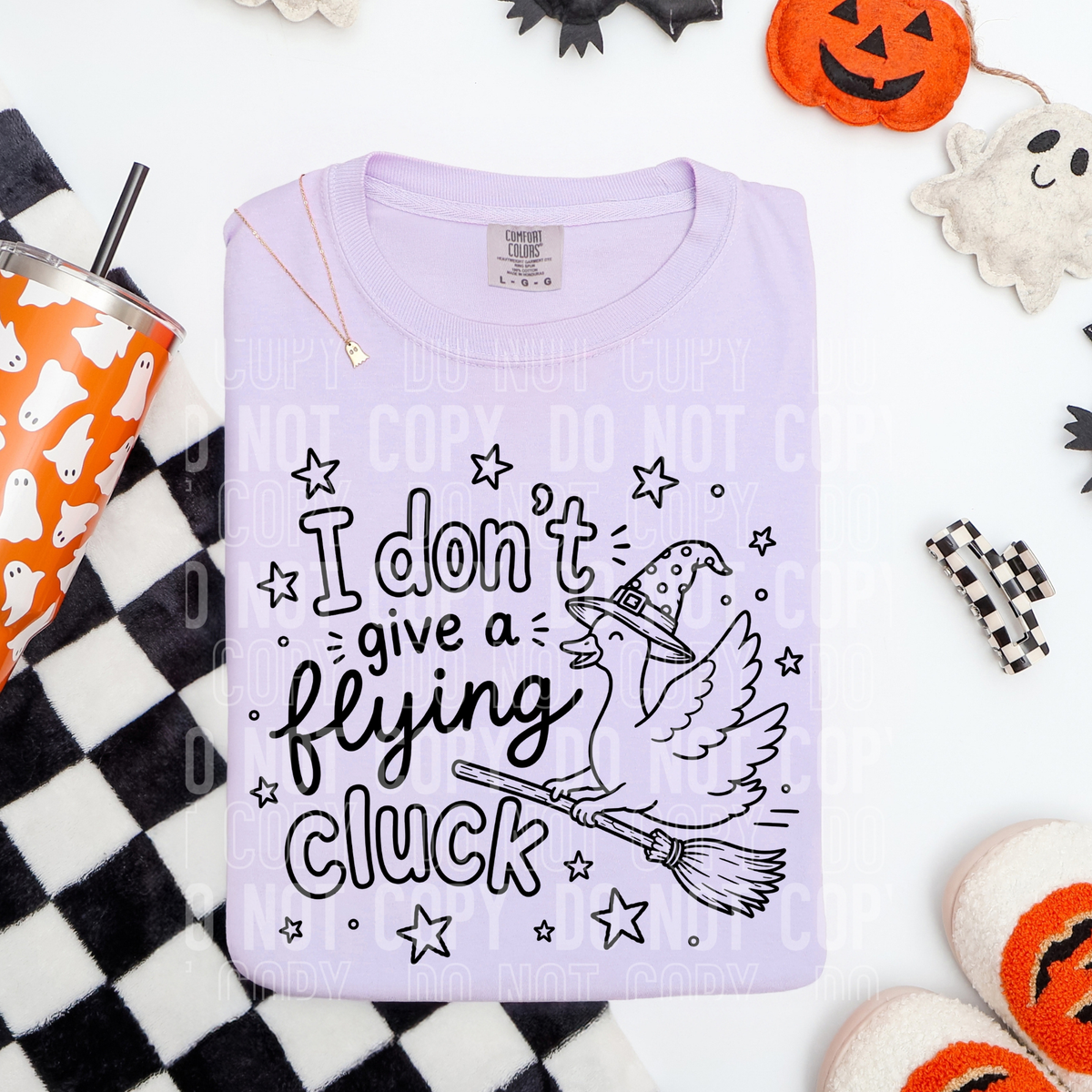 I don't give a flying cluck BLACK (SBB) DTF Transfer