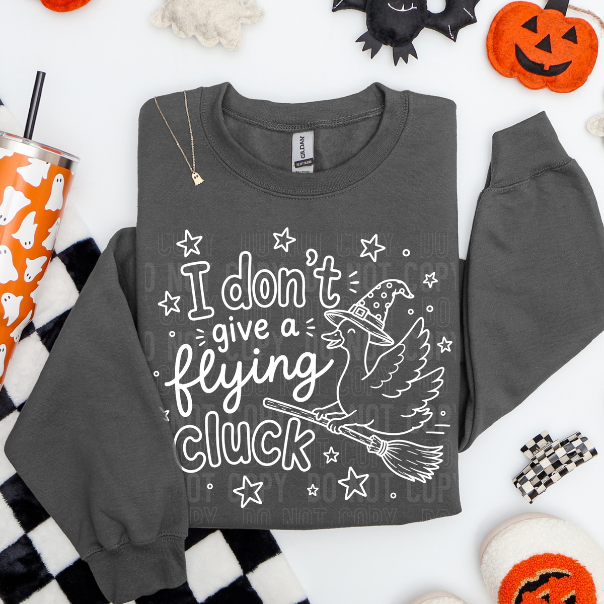 I don't give a flying cluck WHITE (SBB) DTF Transfer
