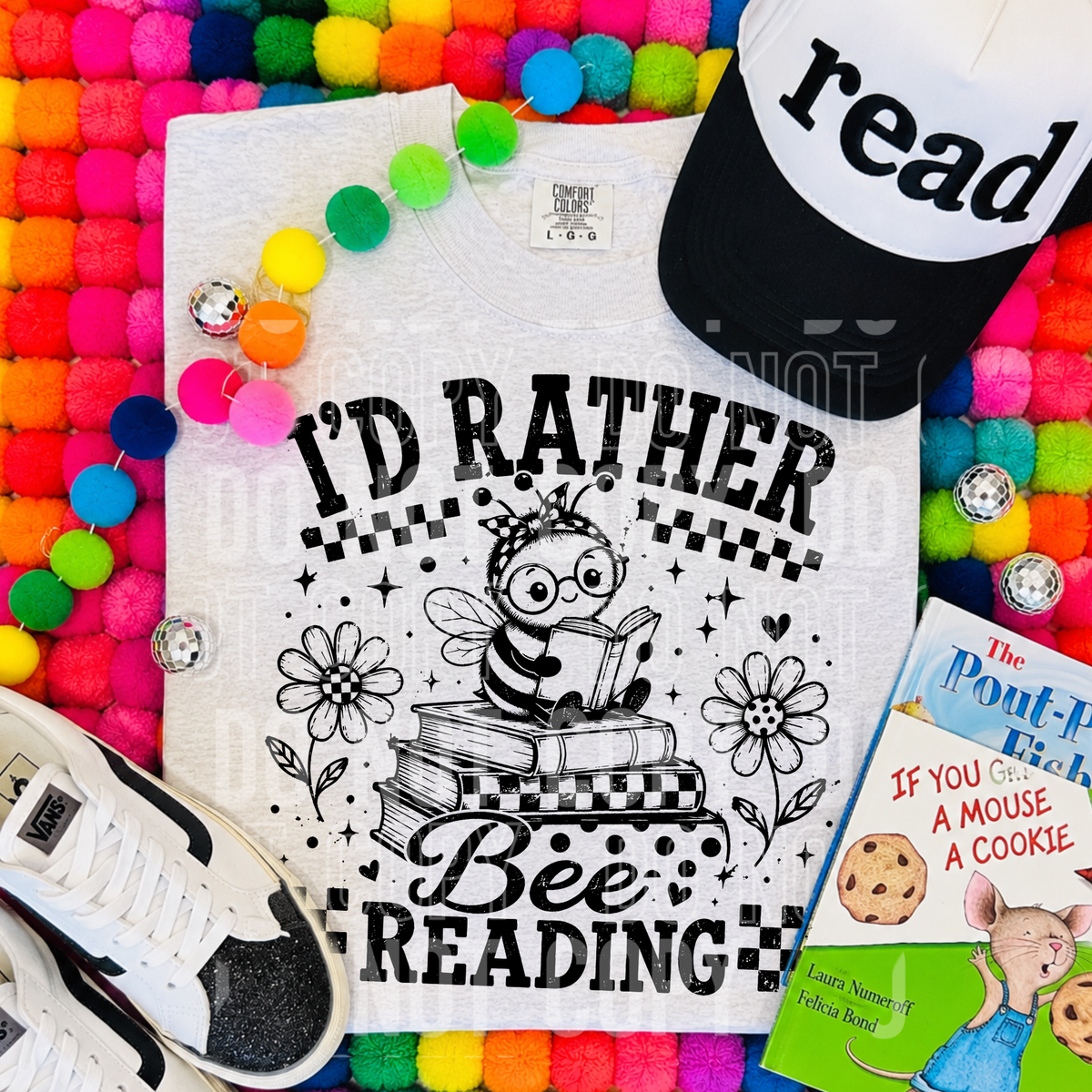 I'd rather bee reading (SBB) DTF Transfer