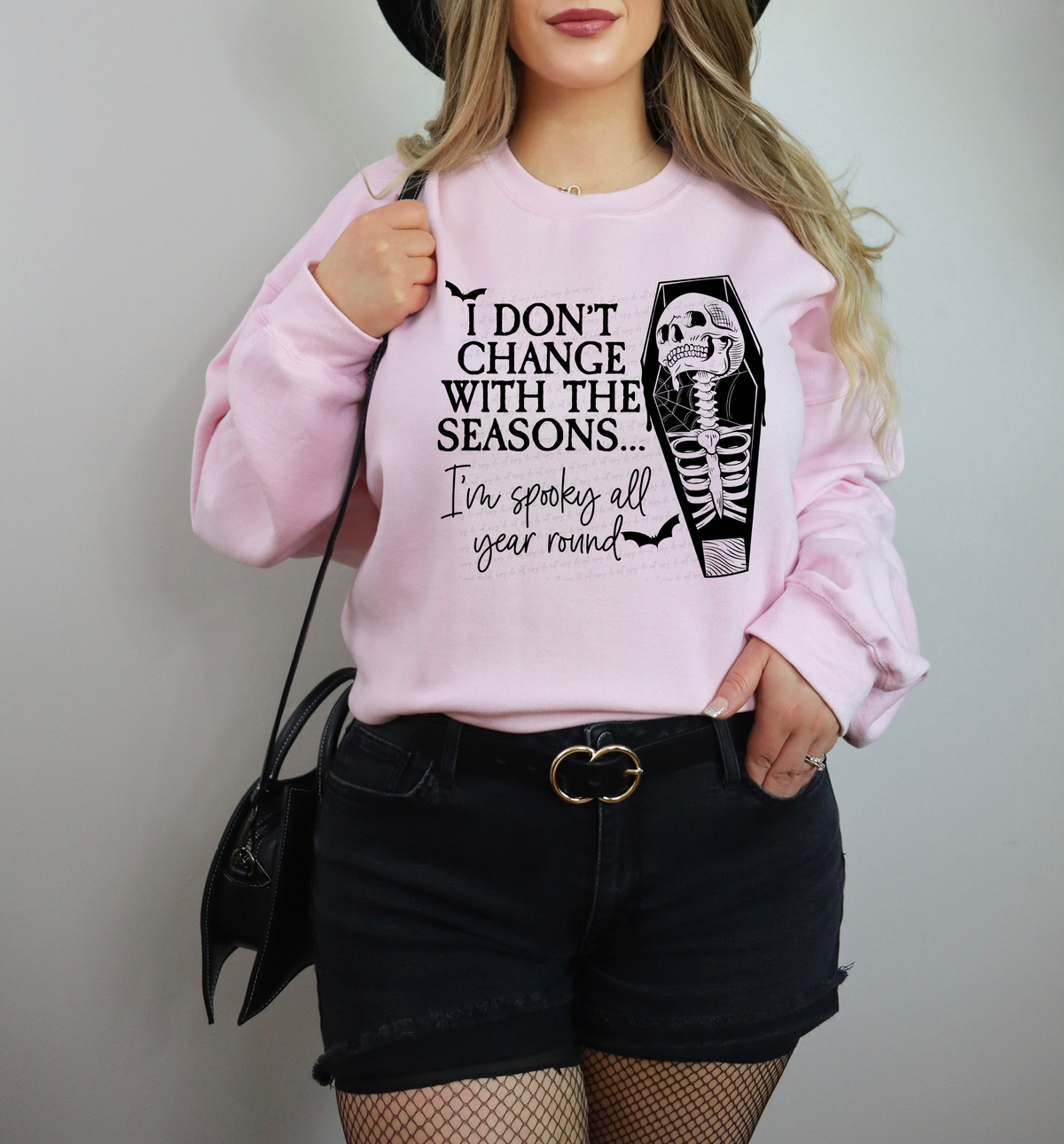 I Don't Change With The Seasons I'm Spooky All Year Round Skellie Coffin Box 115716 DTF Transfer