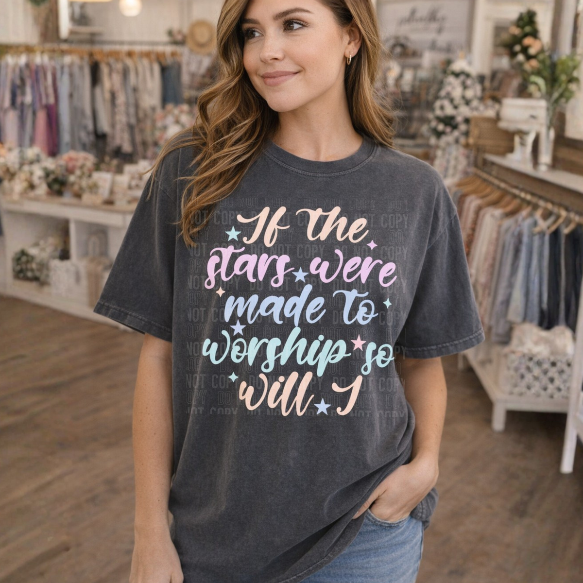If the stars pastel (SBB) DTF Transfer