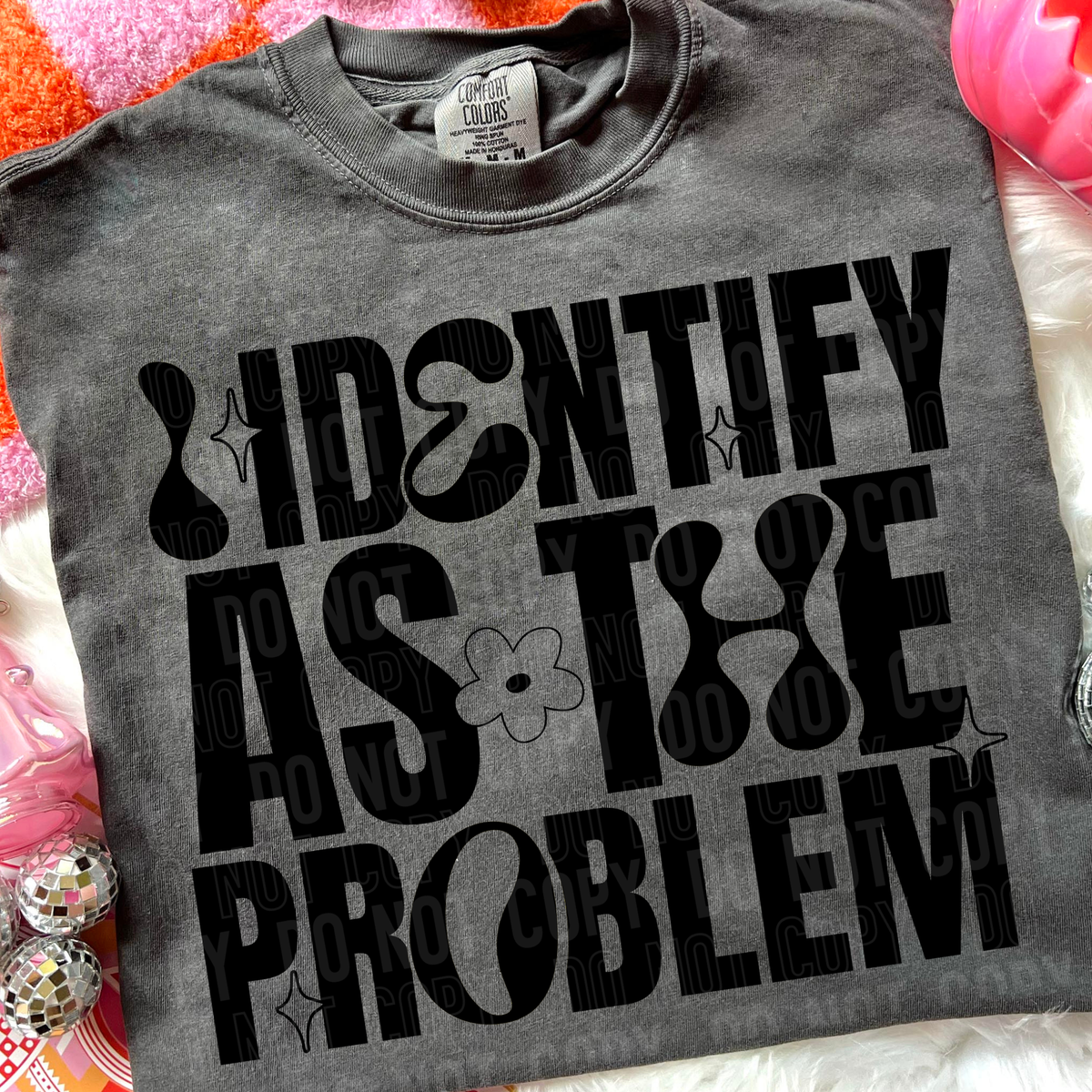 I identify as the problem (black) (SBB) DTF Transfer