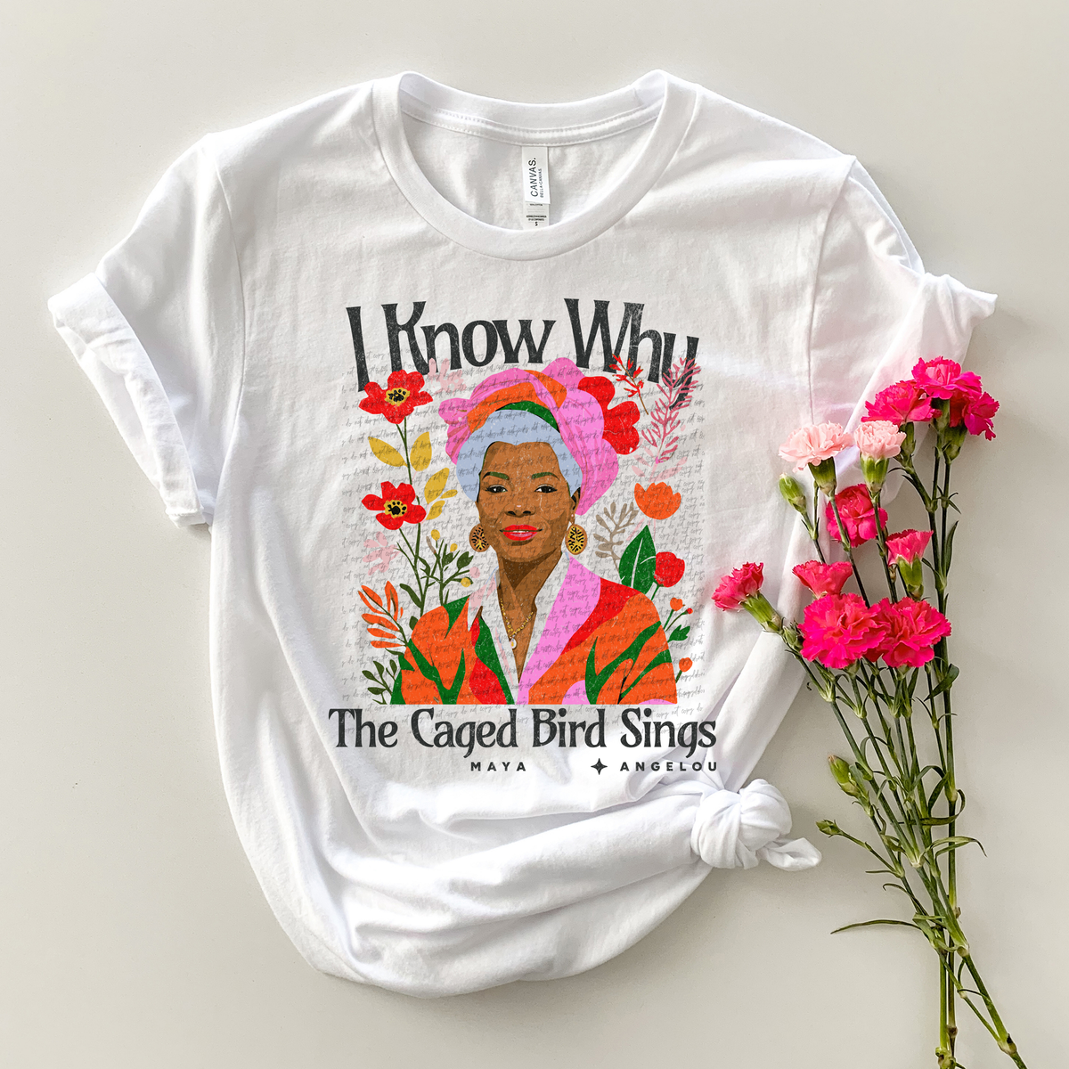 I Know Why The Caged Bird Sings 81295 DTF Transfer