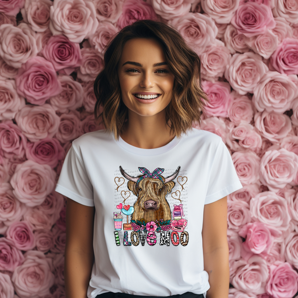 I Love Moo 71608 DTF Transfer
