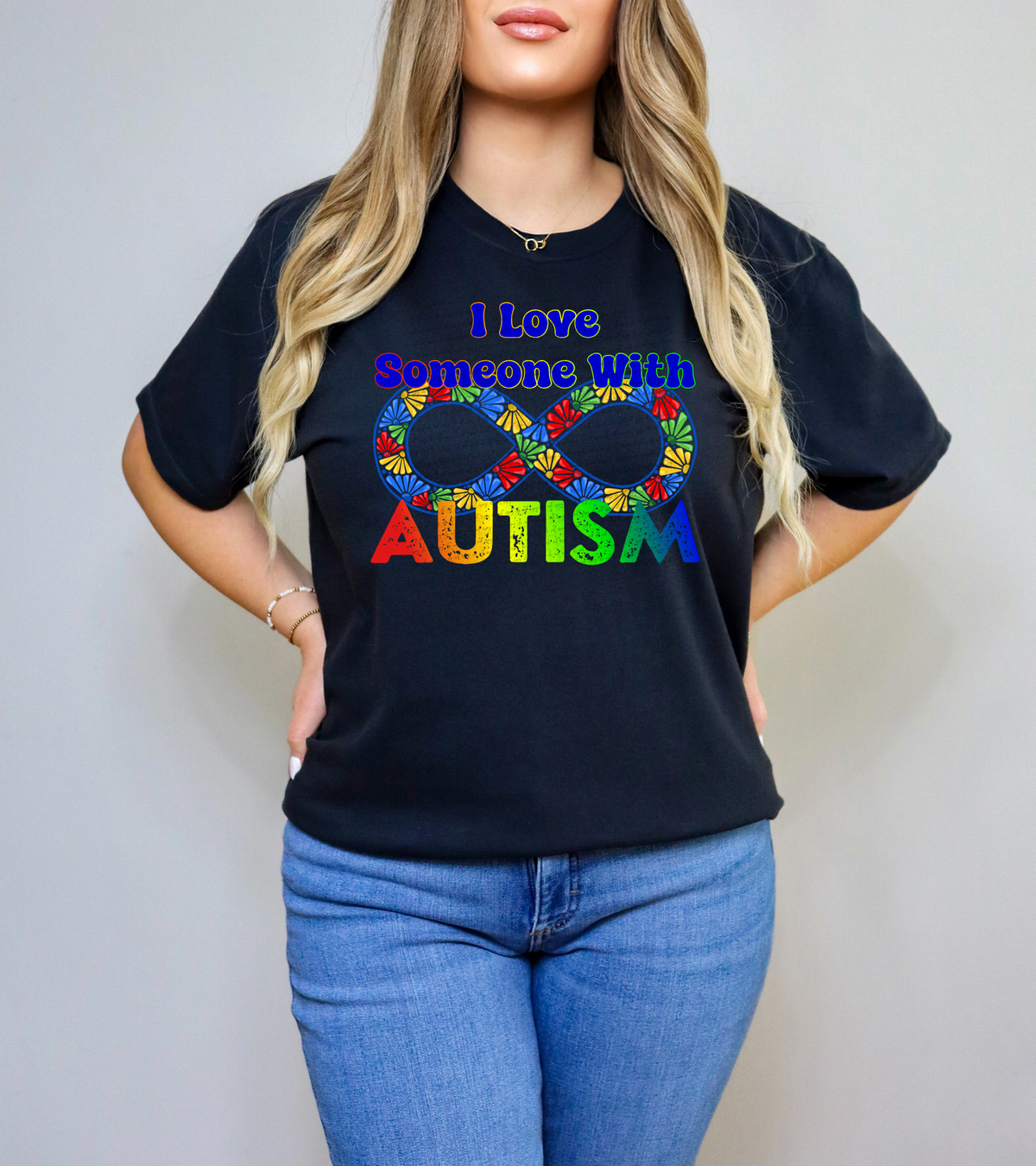 I Love Someone With Autism 74709 DTF Transfer