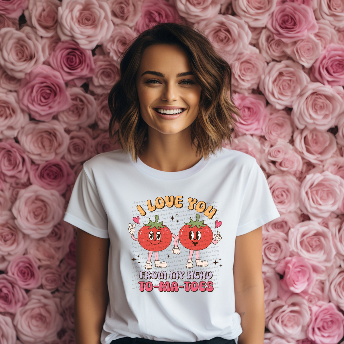 I Love You From My Head To-Ma-Toes 71683 DTF Transfer