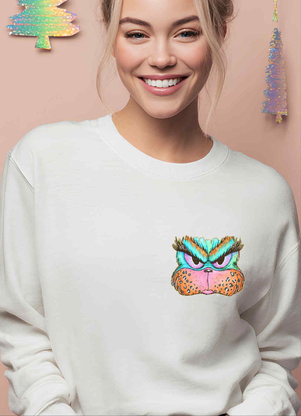 Colorful gface DTF transfer