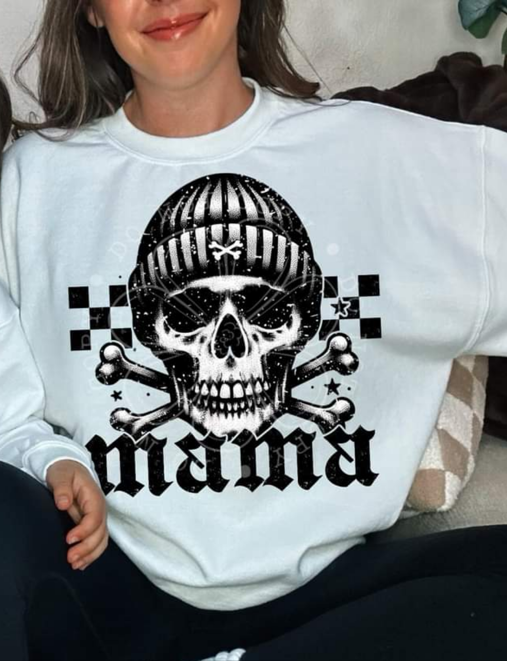 Mama skull lyttle 45170 DTF transfer