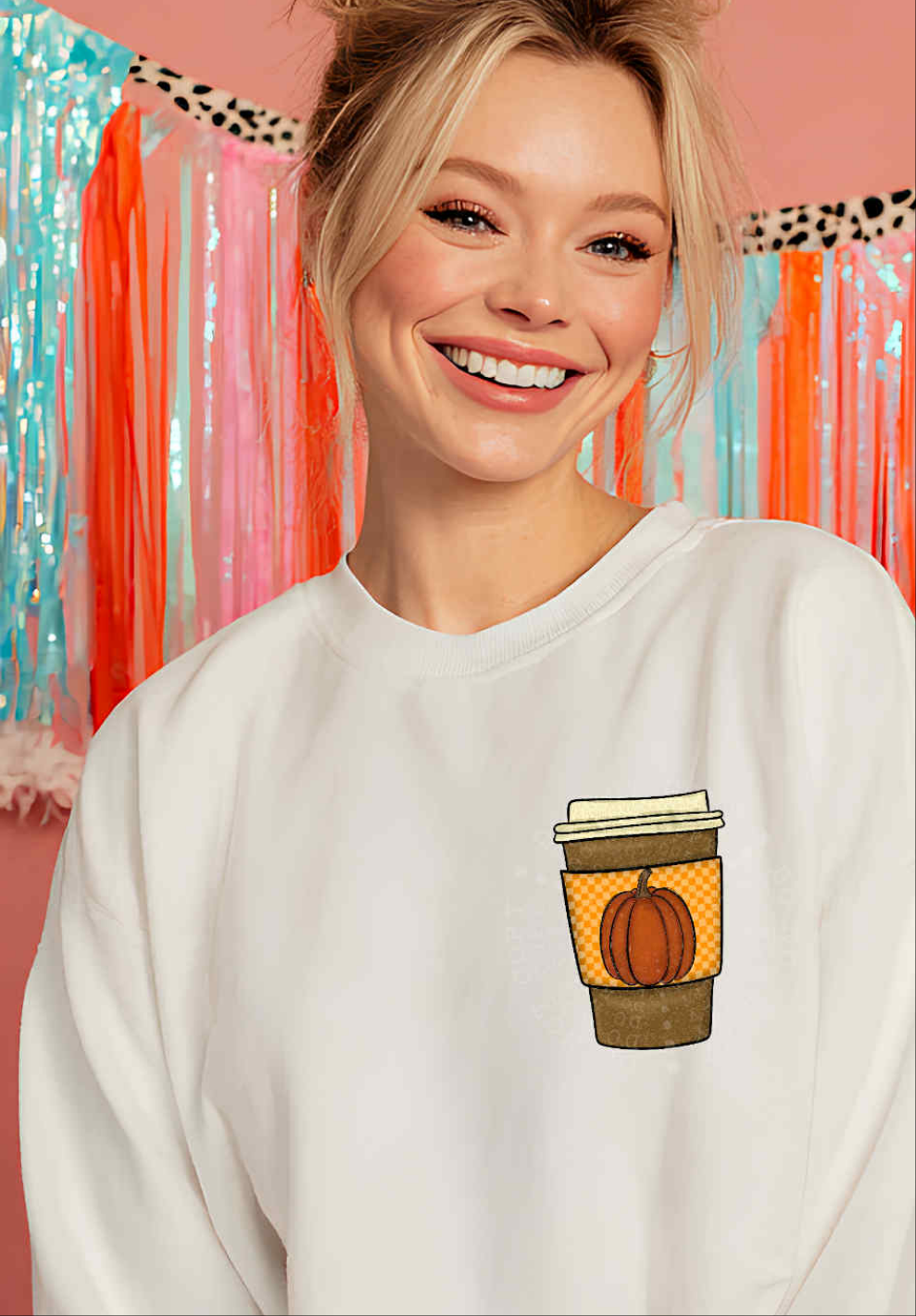 Latte pocket DTF transfer