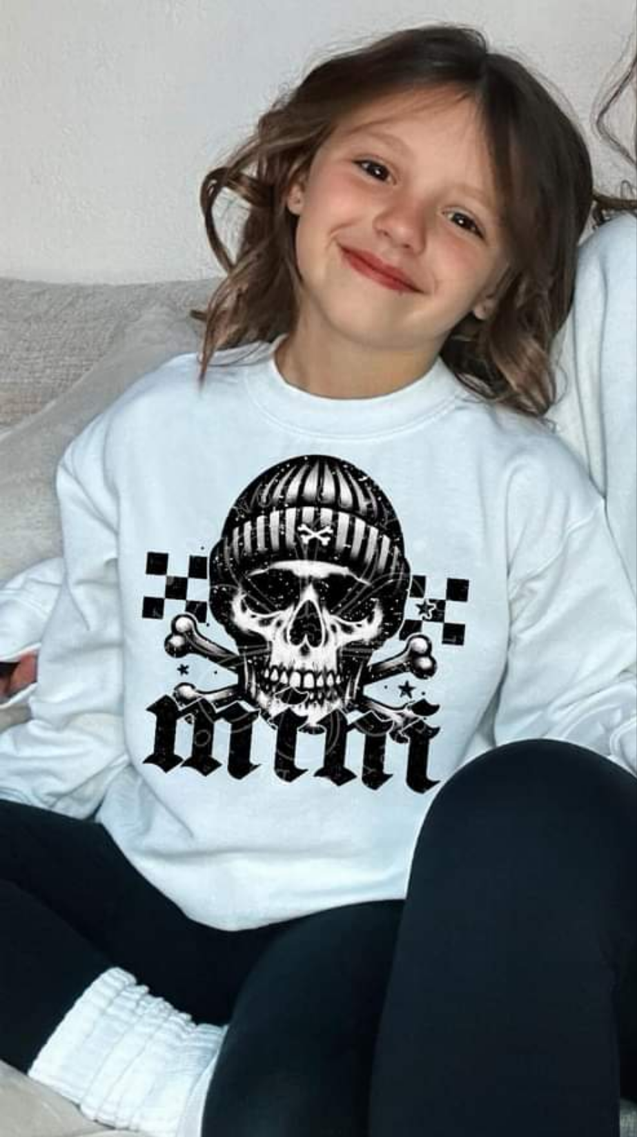 Mini skull lyttle 45169 DTF transfer