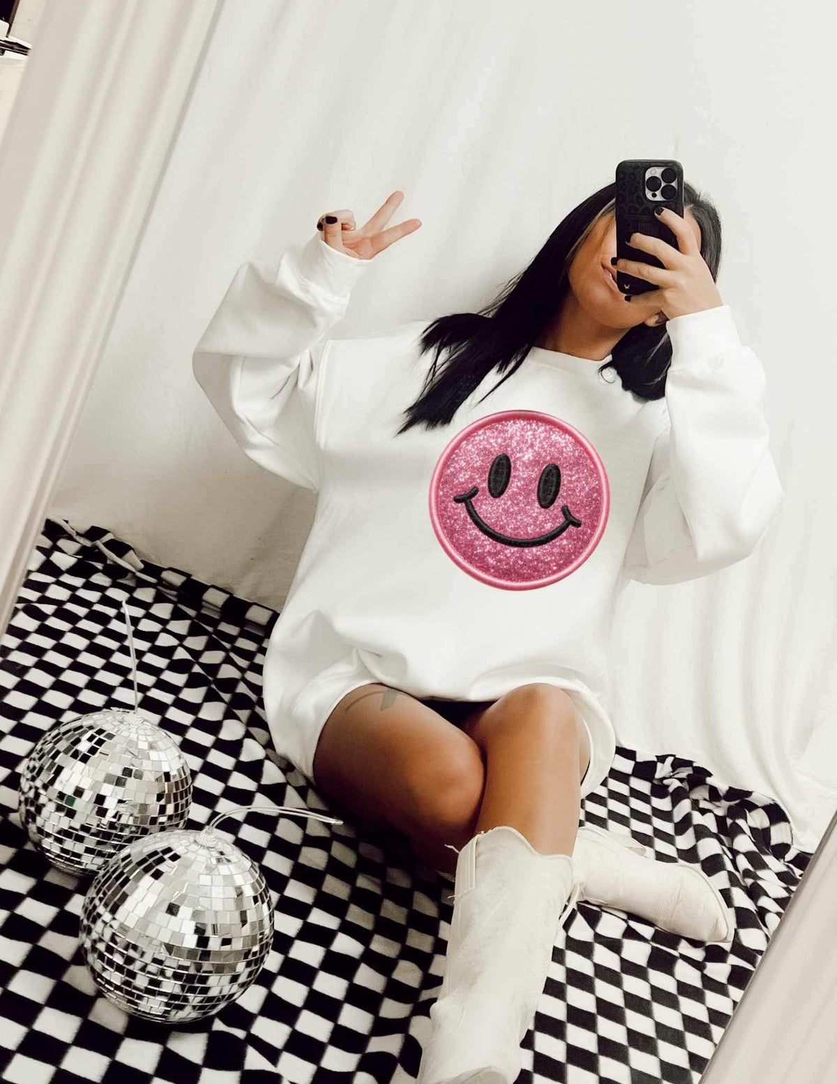 Faux smiley 20780 DTF transfer