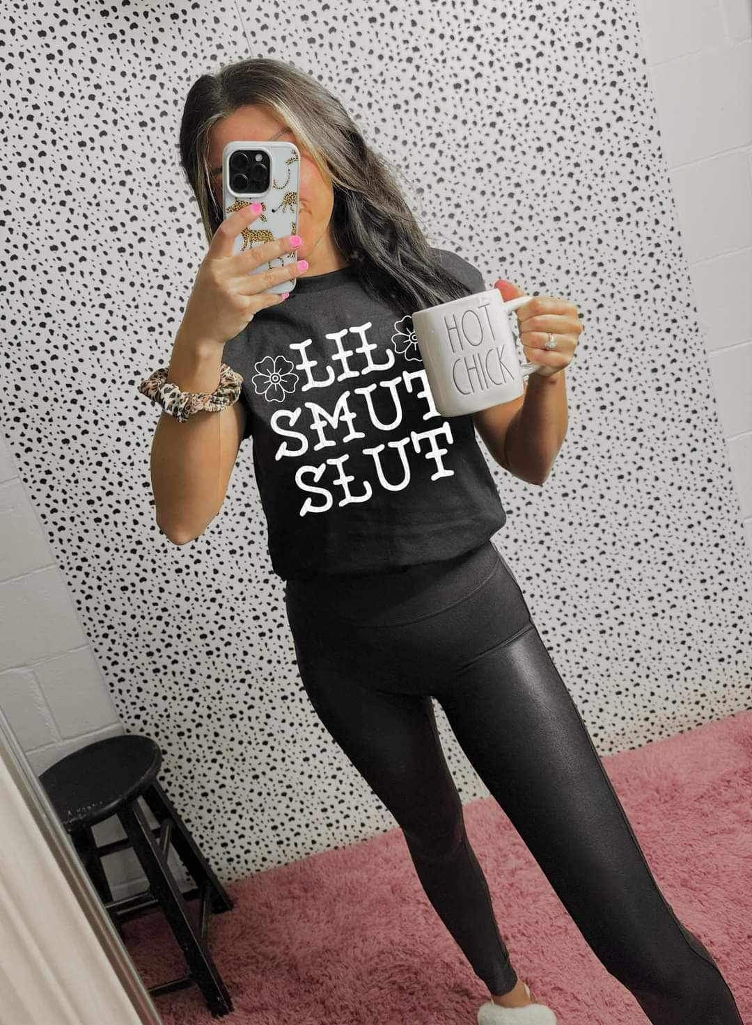 Lil smut slut white (LYTTLE) 20790 DTF transfer