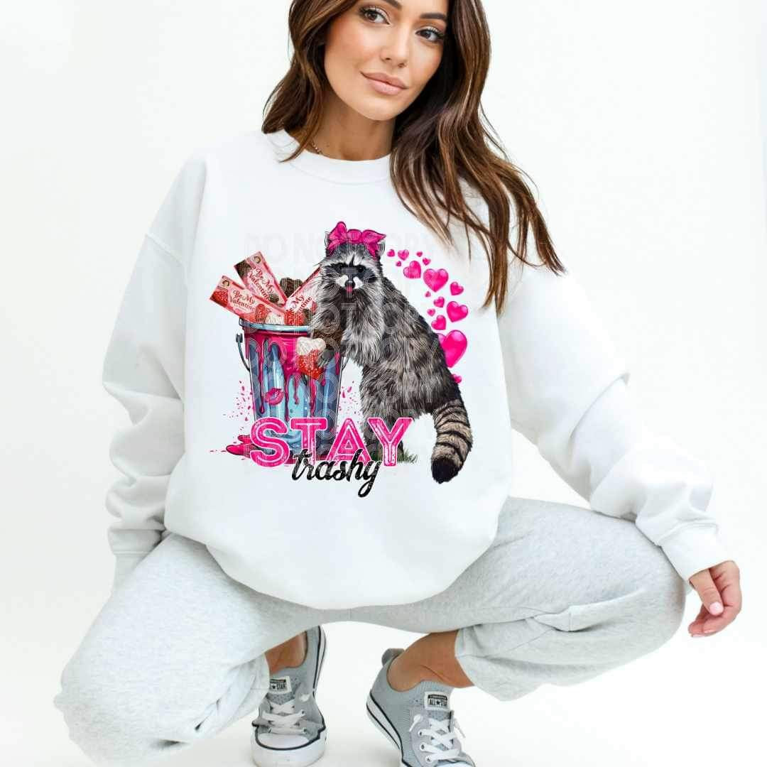 Stay trashy (SSD) 20831 DTF transfer