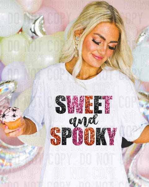 Sweet and spooky sequin 9436 DTF TRANSFER